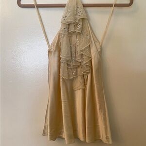 Ralph Lauren Silk/Lace Top​​​​​​​​​​​​​​​​​​​​​​​​​​​​​​​​​​​​​​​​​​​​​​​​​​​​​​